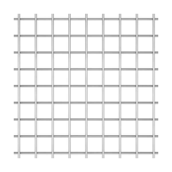 2-6mm Square Hole Galvanized Welded Wire Mesh Fence